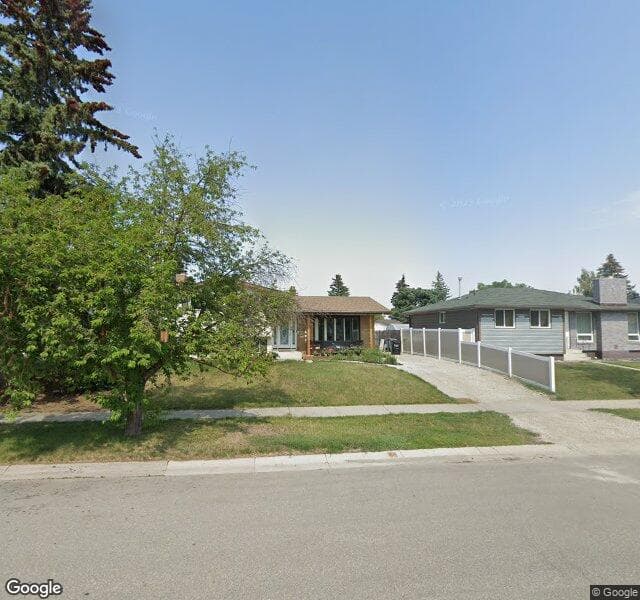 Street view of 628 Brookpark Drive SW, Calgary