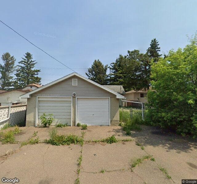 Street view of 12136 50 Street NW, Edmonton