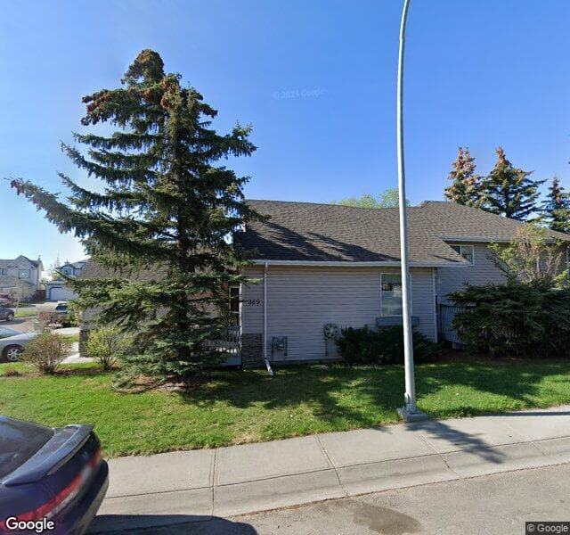 Street view of 369 Hidden Valley Place NW, Calgary