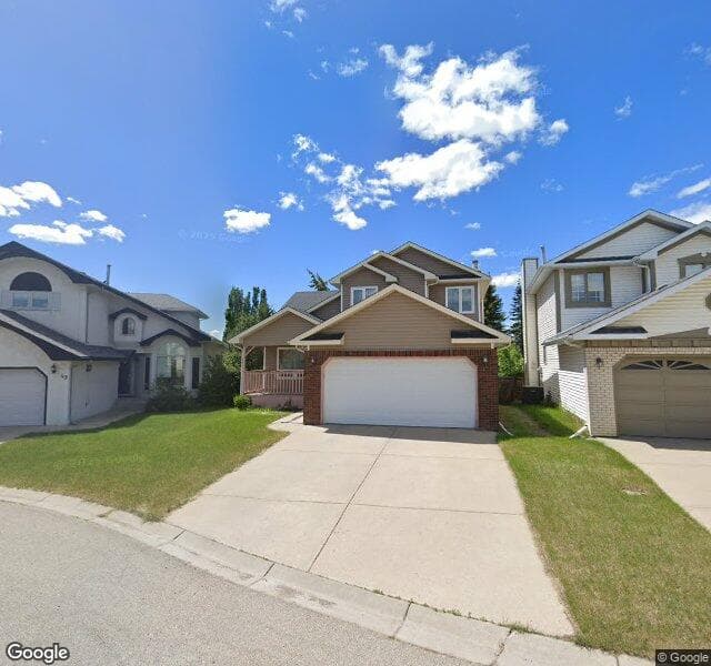 Street view of 45 Hawkbury Close NW, Calgary