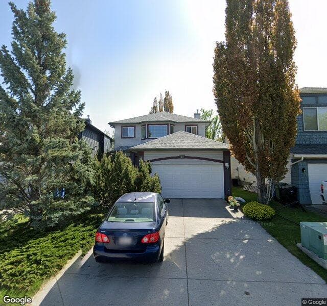 Street view of 59 Chaparral Point SE, Calgary