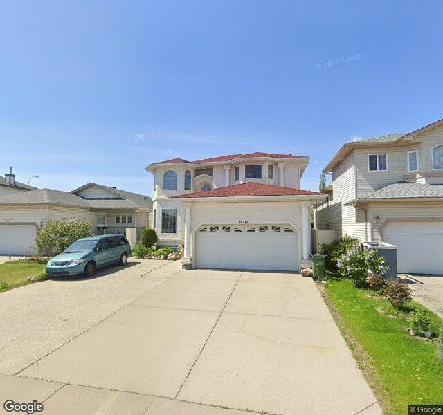 Street view of 16410 65 Street NW, Edmonton