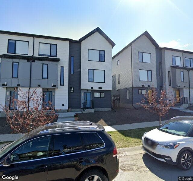 Street view of 605 Evanston Link NW, Calgary