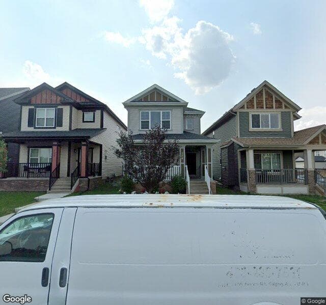 Street view of 104 Copperpond Park SE, Calgary