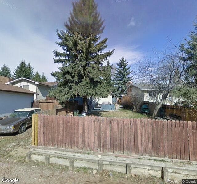 Street view of 48 Huntmeadow Road NE, Calgary