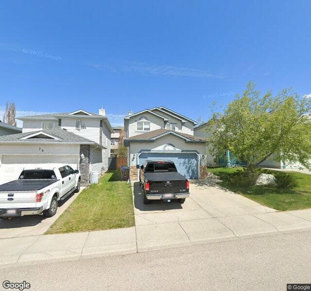 Street view of 82 Tuscarora Close NW, Calgary