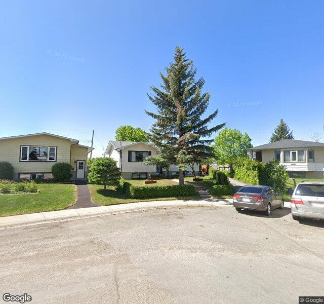 Street view of 6727 Huntchester Road NE, Calgary