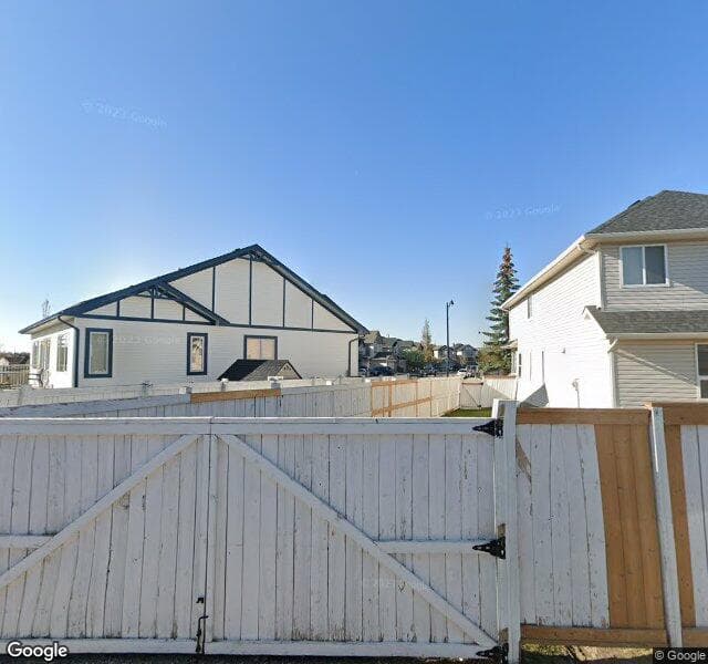 Street view of 118 Evansmeade Close NW, Calgary