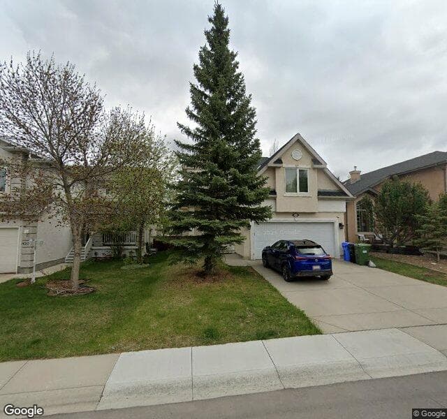 Street view of 14242 Evergreen View SW, Calgary