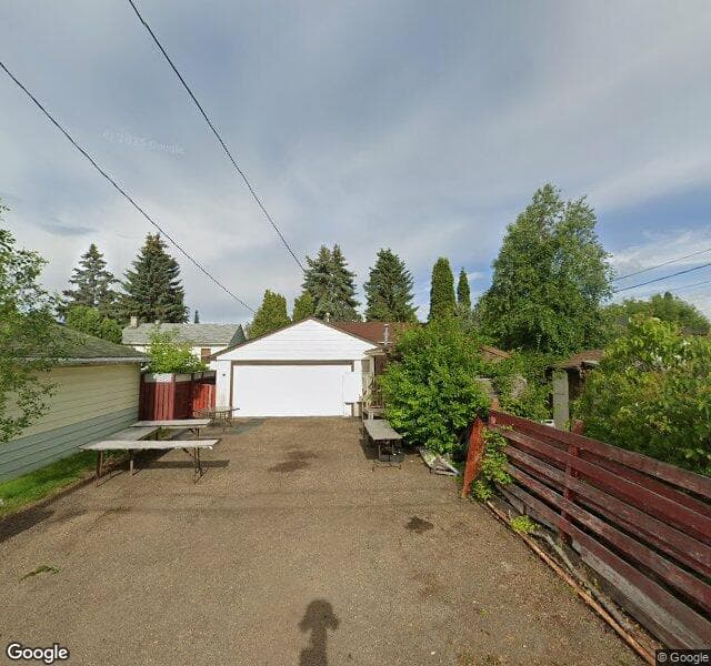 Street view of 9635 159 Street NW, Edmonton