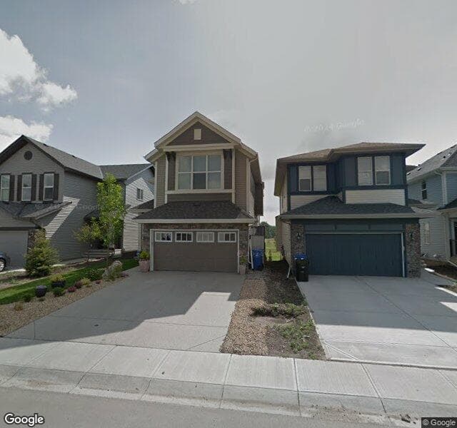 Street view of 179 Chaparral Valley Way SE, Calgary