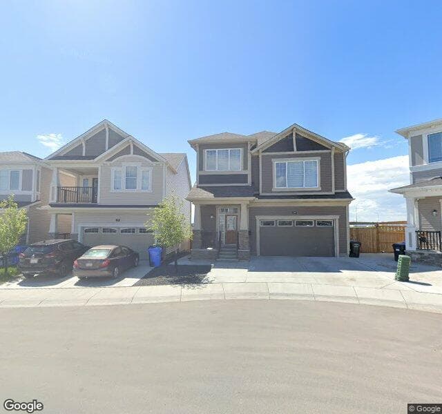 Street view of 87 Cityside Grove NE, Calgary