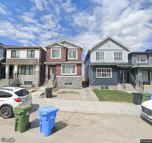 Street view of 946 Livingston View NE, Calgary