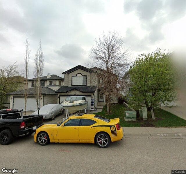 Street view of 40 Hidden Ranch Crescent NW, Calgary
