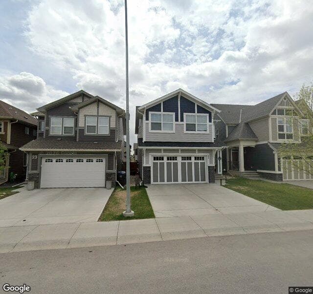 Street view of 27 Masters Green SE, Calgary