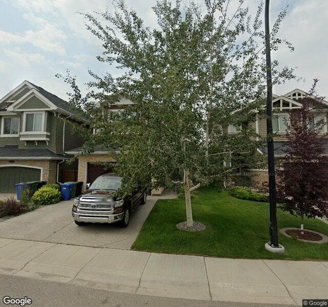 Street view of 33 Cranbrook Place SE, Calgary
