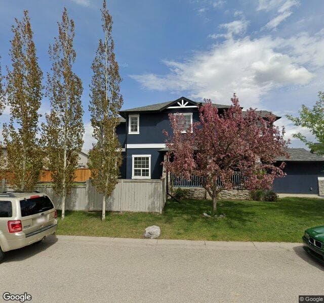 Street view of 105 Chapalina Park Crescent SE, Calgary
