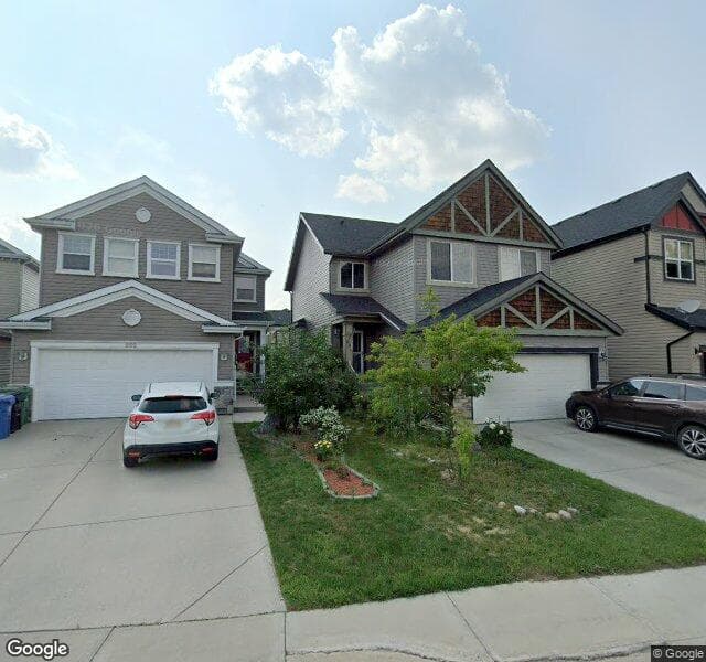 Street view of 691 Copperpond Circle SE, Calgary