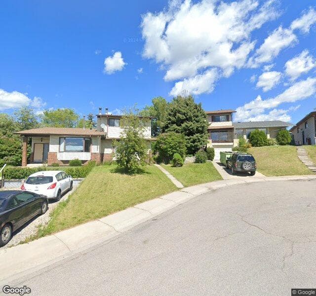 Street view of 58 Dalhousie Crescent NW, Calgary