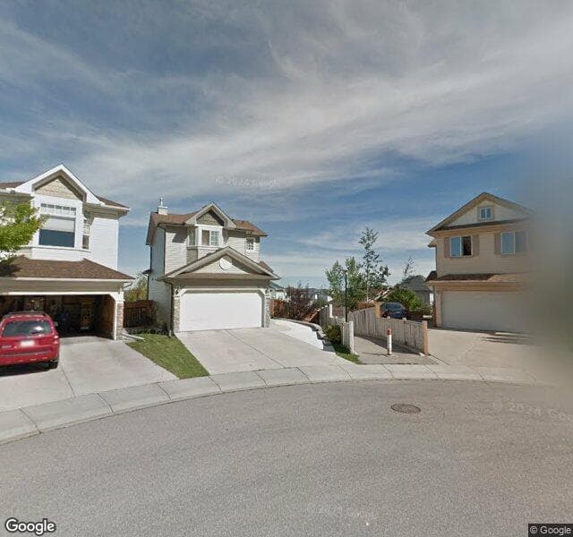 Street view of 99 Hidden Ranch Close NW, Calgary