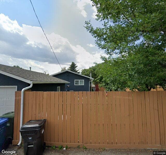 Street view of 8632 Atlas Drive SE, Calgary