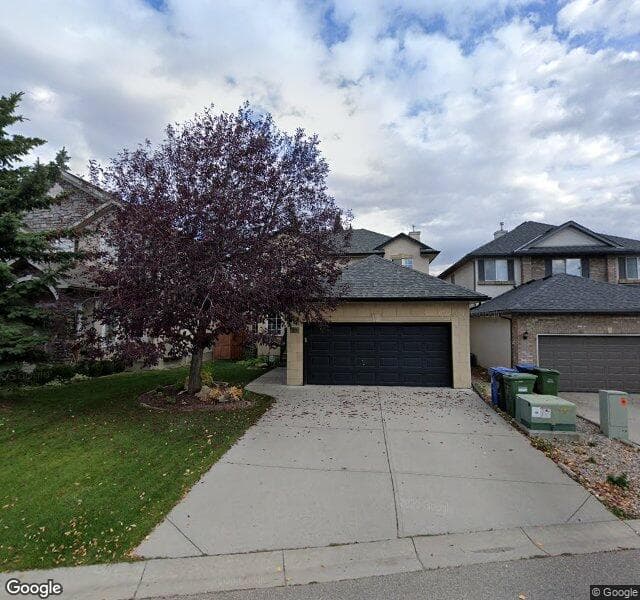 Street view of 59 Strathridge Grove SW, Calgary