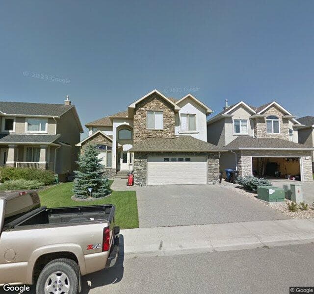 Street view of 168 Everglade Circle SW, Calgary