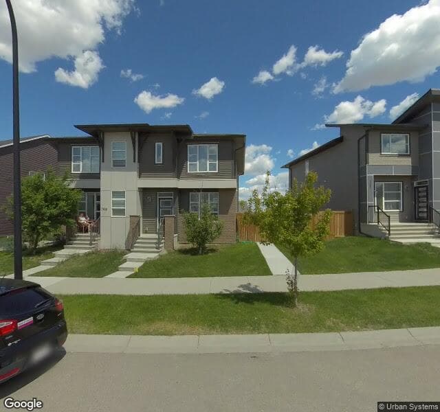 Street view of 744 Livingston Hill NE, Calgary