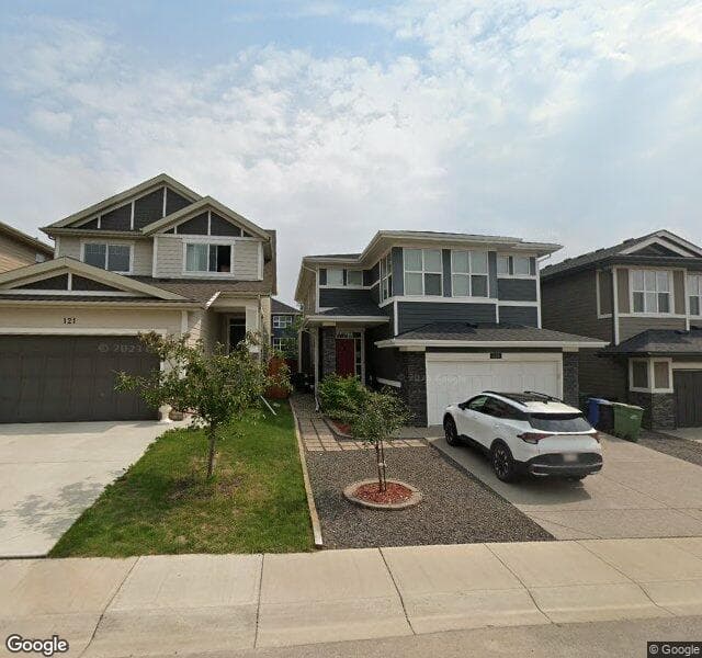 Street view of 125 Cranbrook Crescent SE, Calgary