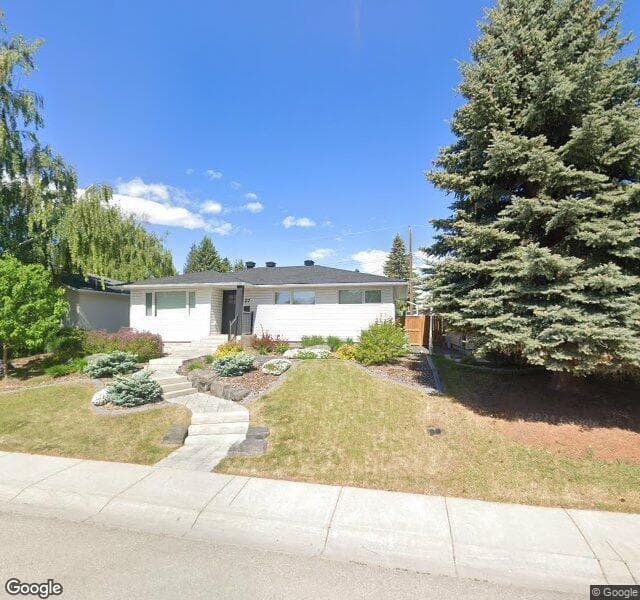 Street view of 27 Braden Crescent NW, Calgary