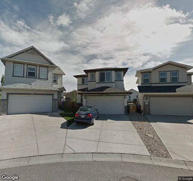 Street view of 235 Panamount Place NW, Calgary