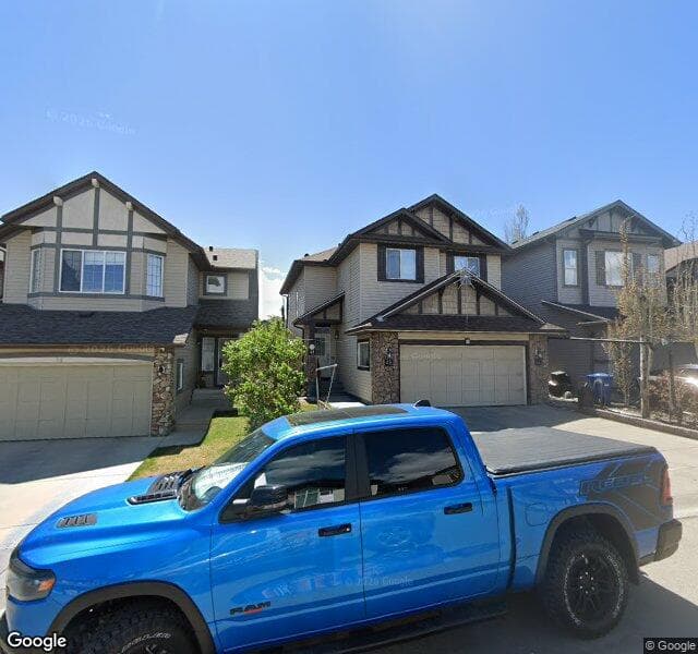 Street view of 43 New Brighton Close SE, Calgary