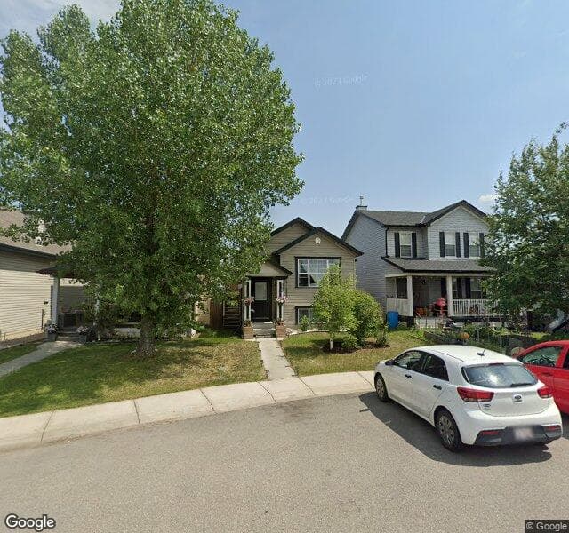 Street view of 395 Copperfield Grove SE, Calgary