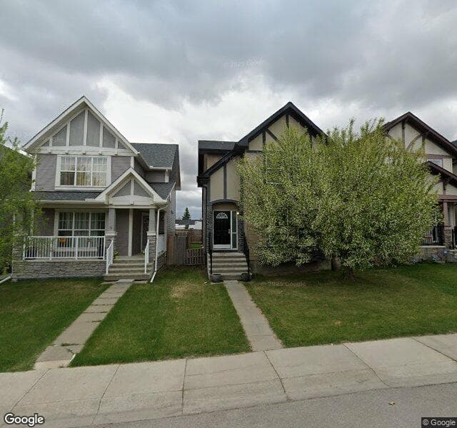 Street view of 81 Silverado Saddle Avenue SW, Calgary