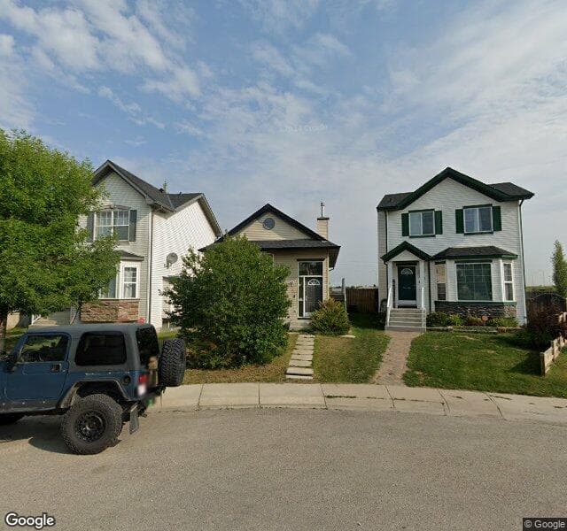 Street view of 217 Cramond Close SE, Calgary