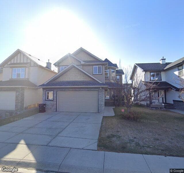 Street view of 14 Cougarstone Terrace SW, Calgary