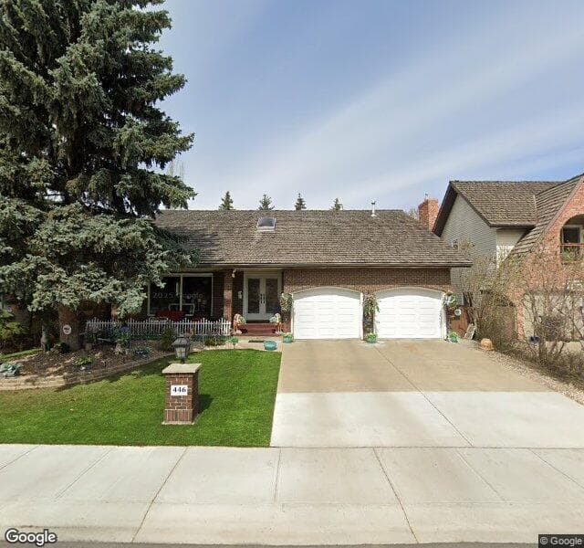 Street view of 446 Lessard Drive NW, Edmonton