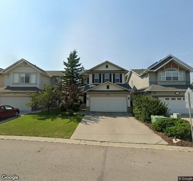 Street view of 7919 Cougar Ridge Avenue SW, Calgary