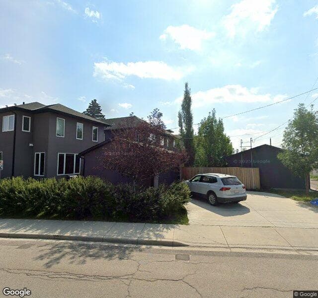 Street view of 605 Alberta Avenue SE, Calgary