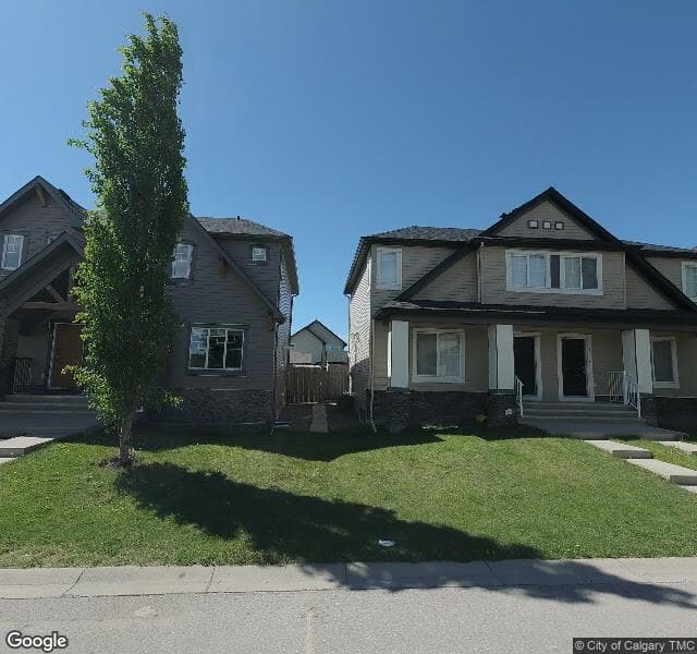 Street view of 52 Skyview Point Heath NE, Calgary