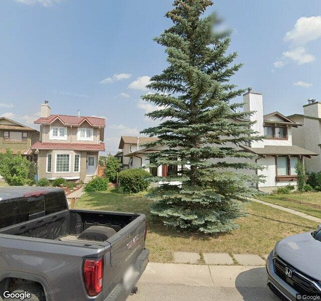 Street view of 136 Templeby Place NE, Calgary