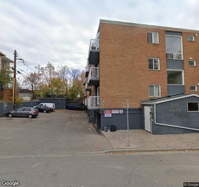 Street view of 404-2515 14A Street SW, Calgary