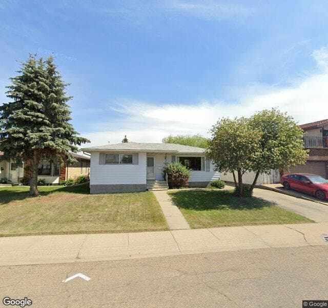 Street view of 16505 113 Street NW, Edmonton