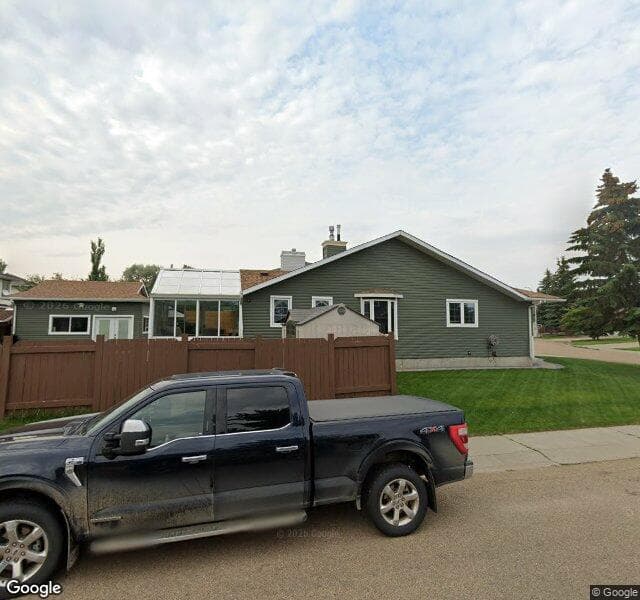 Street view of 4343 47 Street NW, Edmonton