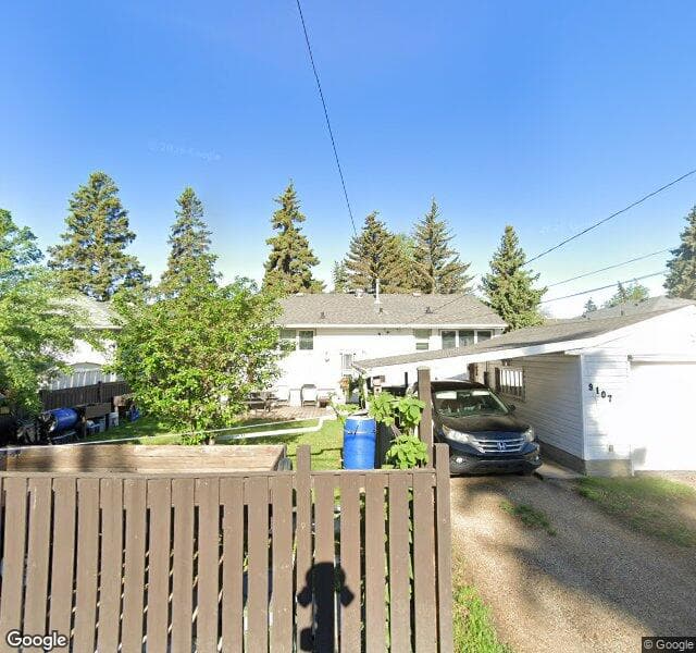 Street view of 9107 149 Street NW, Edmonton