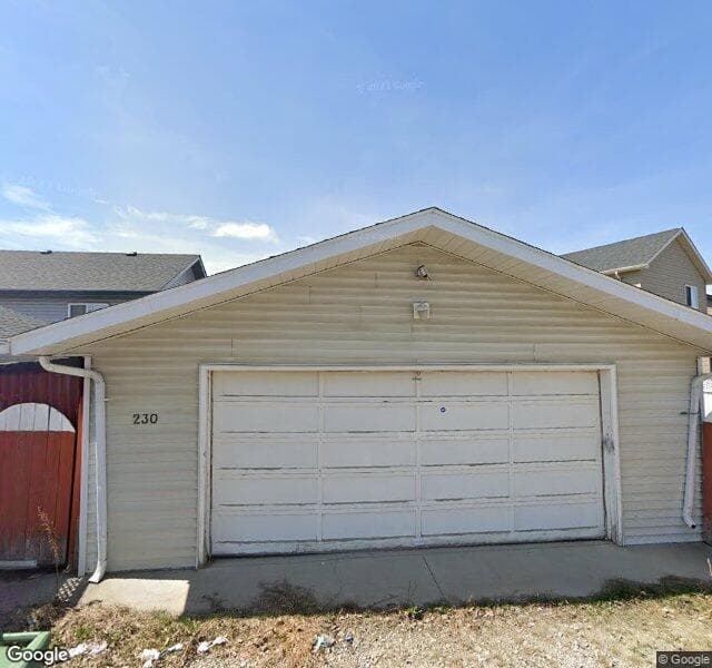 Street view of 230 Martinwood Place NE, Calgary