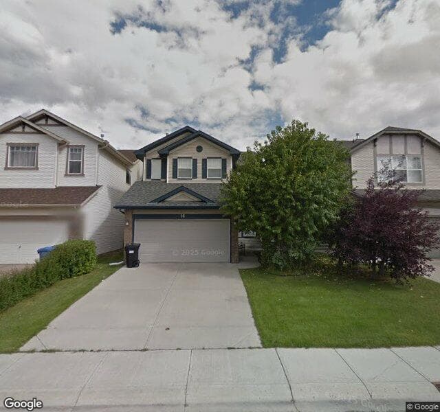 Street view of 16 Cougarstone Common SW, Calgary