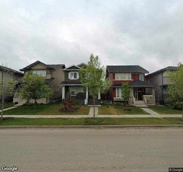 Street view of 961 Crystallina Nera Way NW, Edmonton