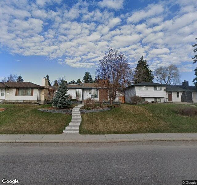 Street view of 487 Canterbury Drive SW, Calgary