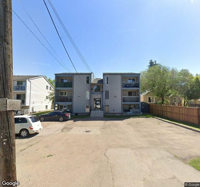 Street view of 7-11824 86 Street NW, Edmonton
